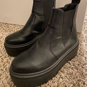 Black Platform ASOS Boots